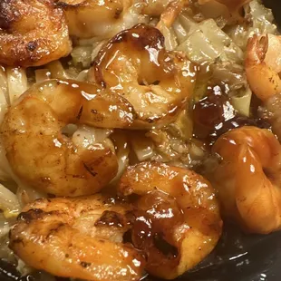 Yaki udon shrimp