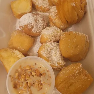 Yummy mini donuts.