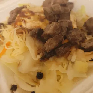 Suba noodles. Soup was separately packed.