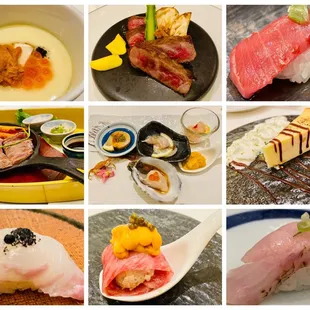 Omakase and Japanese Wagyu steak