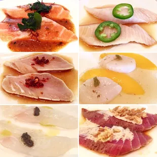 Sashimi sampler.