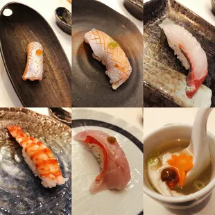 sushi, sashimi, sushi and sashimi, food