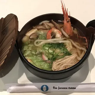 Seafood Nabe Noodle Soup