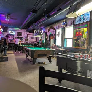 Pool Tables &amp; Foosball.