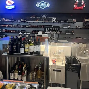 Shot from the other side of the bar