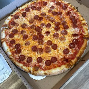 Pepperoni pizza