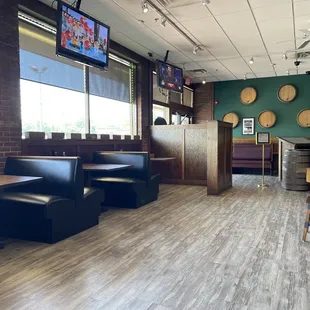 the inside of the restaurant