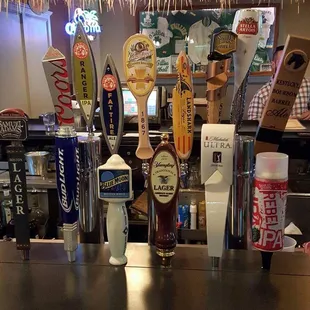 O&apos;Gillies has a large selection on tap!