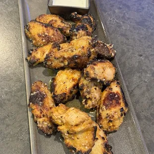 Garlic Parmesan wings