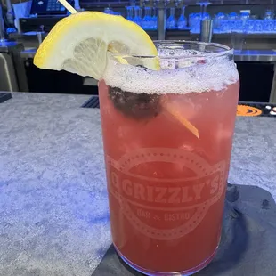 BlackBerry lemonade with Tito's
