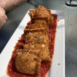 Fried ravioli, appetizer