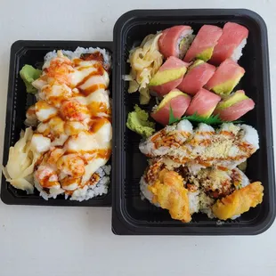 sushi, sashimi, sushi and sashimi, food