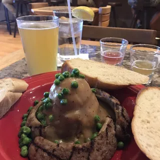 Whiskey Peppercorn Gravy Mashed Potatoes