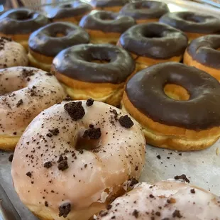 a variety of doughnuts