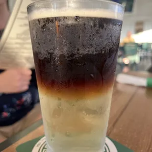 a cold beverage