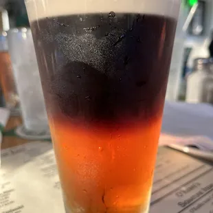a glass of beer