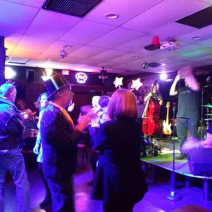 Everyone having a blast for New Year's Eve