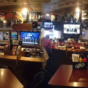 a view of the bar