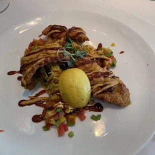 Rockfish- we asked for shrimp on the side.