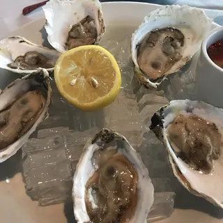 Grilled Oysters on the Half Shell