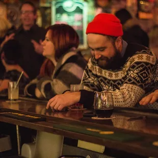 Cozy atmosphere, cheap drinks and great music.
