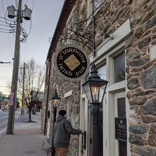 Outside sign