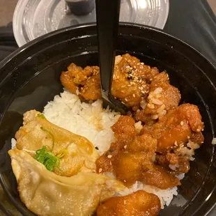 Special: Orange chicken bowl