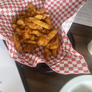 Fried clams yum!
