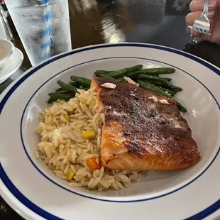 salmon and rice