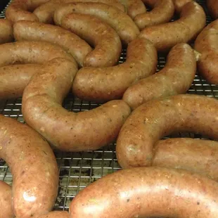 House-made sausages.