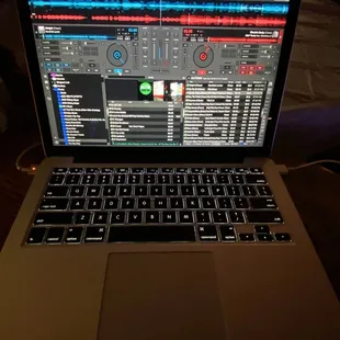Live DJ set up NYE 2024