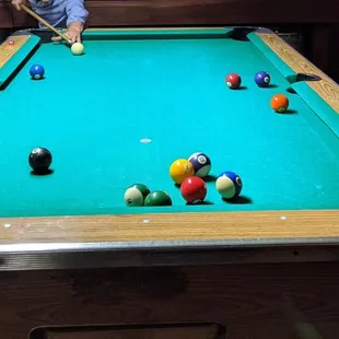 Pool table