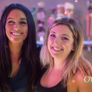 Sam and Erica are amazing bartenders at O'Malleys