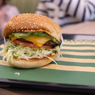 Avocado Cheese Burger