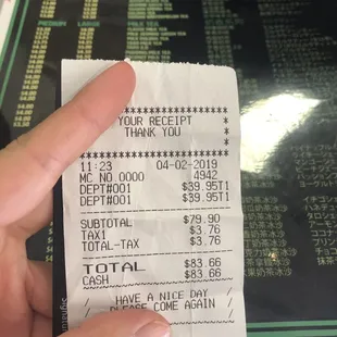 Receipt