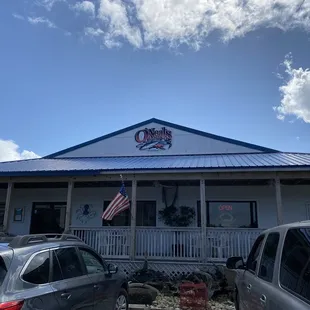 Outside of building