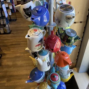Adorable teapots
