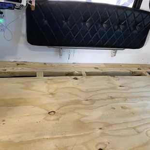 You charged me for lumber and used all of mine recycled my materials, all good and well but you charged me for materials!