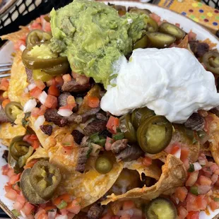 Nachos with tri tip