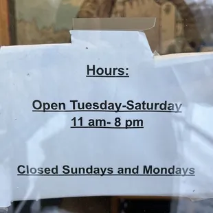 Business Hours