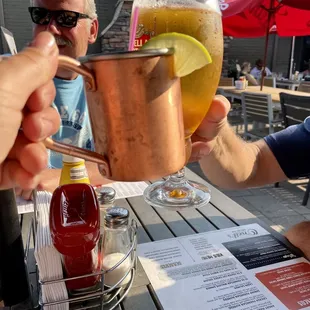 Blueberry mules and stella