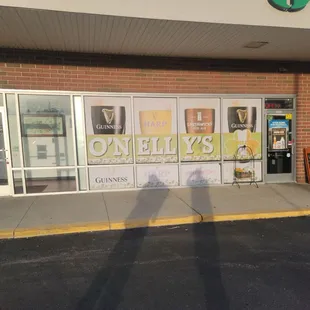 outside