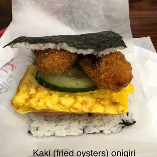 Fried Kaki Onigiri