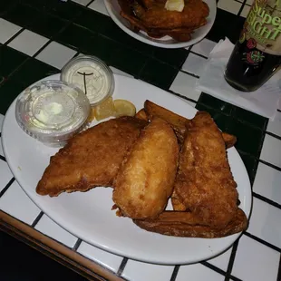 Fish And Chips!  Three Pieces For $13.95.