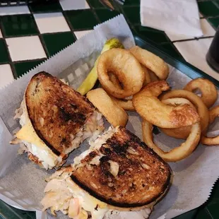 Rachel And Onion Rings.  You Need This.