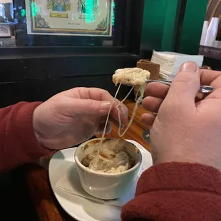 Onion soup - if you&apos;re a fan of baked French onion soup, this will knock your socks off with lightly crisp croutons.