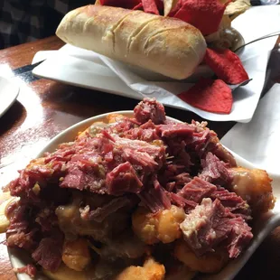 Irish poutine!  The corned beef was excellent.