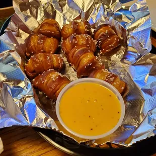 Pretzel bites