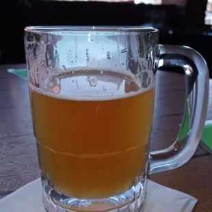 Cougartown ale with lime.