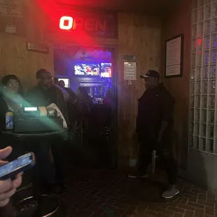Bouncers who turned us away.